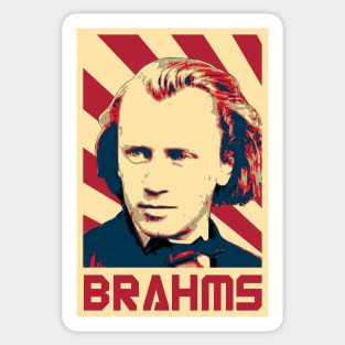 Johannes Brahms Propaganda Sticker